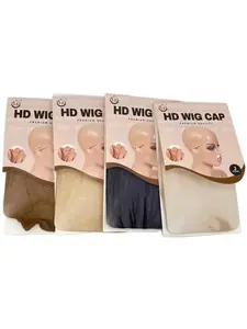 10 Pcs HD Ultra - Thin Transparent and Invisible Sheer Wig Caps for HD Wigs, Wig Cap,  Ideal for Lace Front Wigs, Wig Accessories with Breathable and Stretchable Features