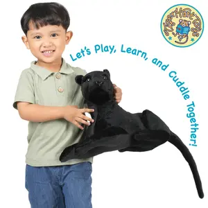 Sid The Panther - Squeeze Me! - 17 Inch Stuffed Animal Plush