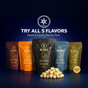 Kiki Foxnut Variety Pack 5 Flavors - Be Different Snack Different