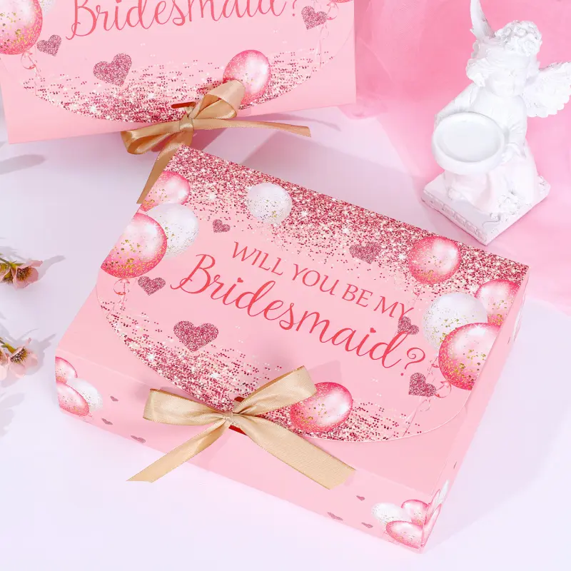 Pink Bridesmaid Gift Box