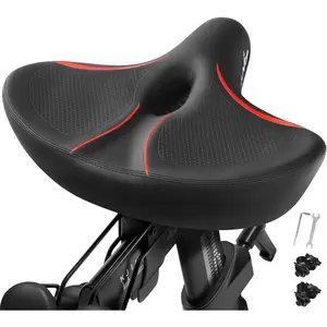 Seat Compatible with Peloton, Comfort  Seat Replacement for Men & Women, Extra Wide  Saddle Compatible with Peloton, Echelon, Exercise, Electric, Cruiser Bikes