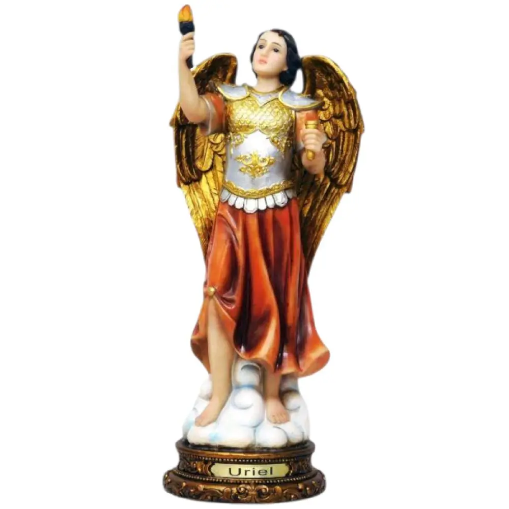San Uriel Arcangel 8"-12" Inches Tall 20048 St Raphael Archangel Para la Salud Health Estatua Brand New Religious Decor Standing