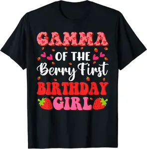 Gamma of The Berry First Birthday Gifts Girl Sweet T-Shirt - Tatyanata Shop 78B0CW3QY9CH