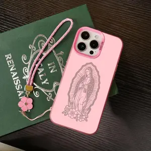 Virgin Mary Believer Theme TPU Smartphone Case - Durable Protective Handheld Cover for iPhone Devices, Stylish Phone Accessory (1 Included), Accessories summerwins,summerwins