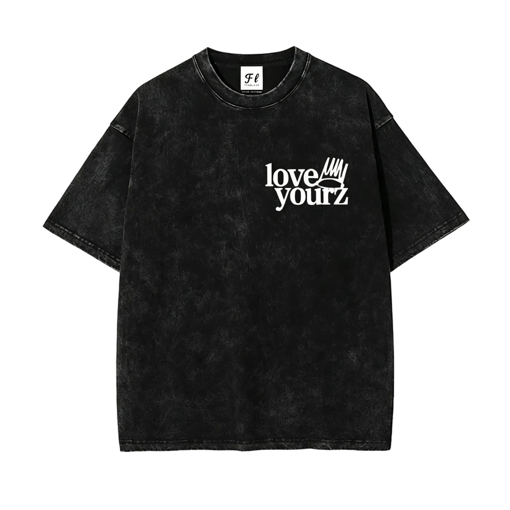 Men's Vintage "Love Yourz" Lyric Graphic Tshirt - Oversized Soft Casual Crewneck Cotton Apparel, Short Sleeve Retro Hip-Hop Streetwear for Summer, Breathable Menswear Top