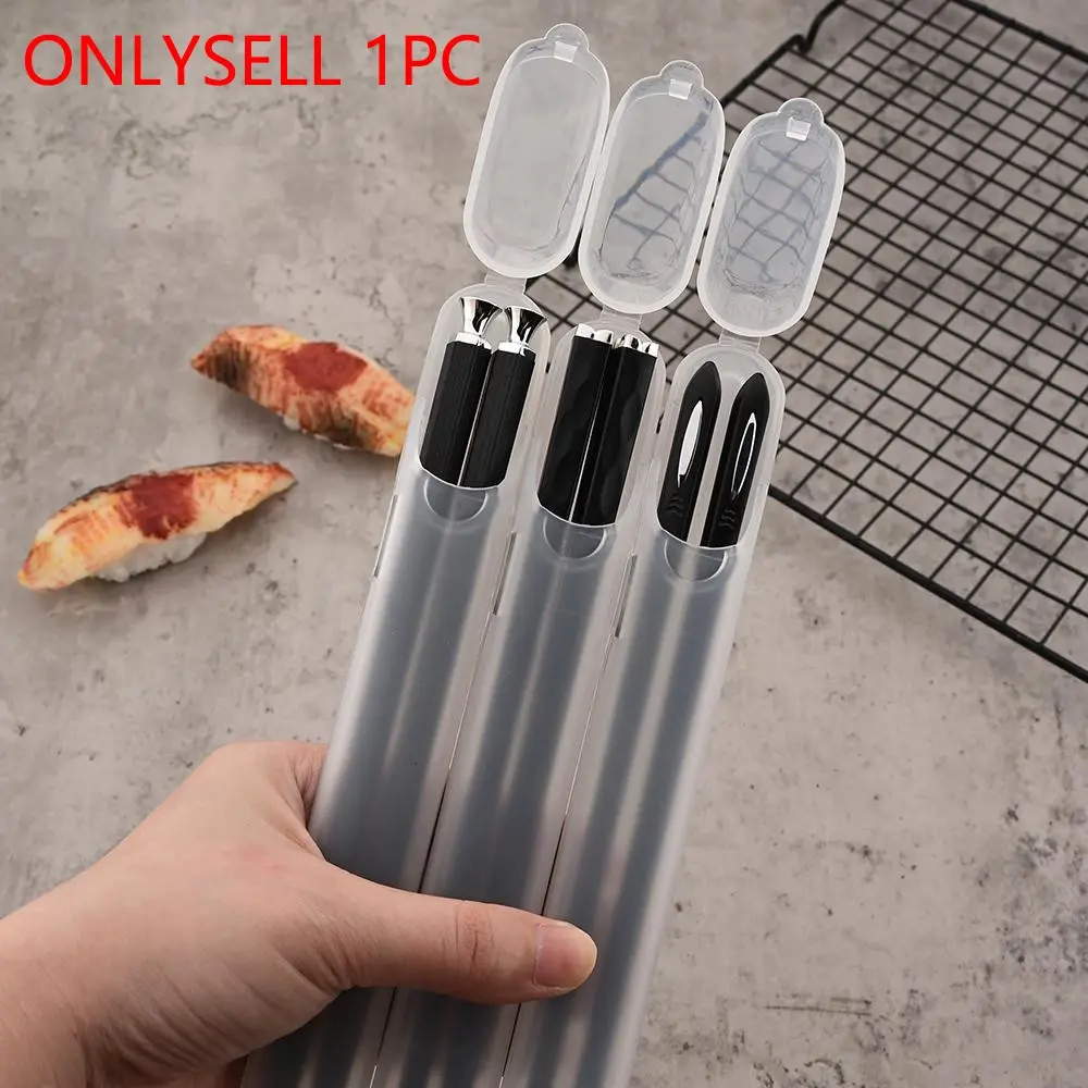 Portable Travel Reusable Chopsticks Set, 9.5 Inch Premium Chopsticks, Non-Slip, Includes Storage Box, Ideal for Sushi, Ramen, Asian Cuisine