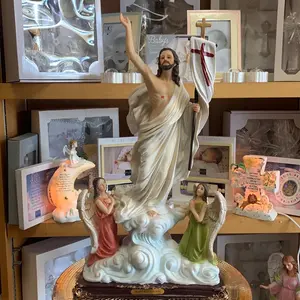 Cristo Resucitado con ángeles 20” - S17064-20