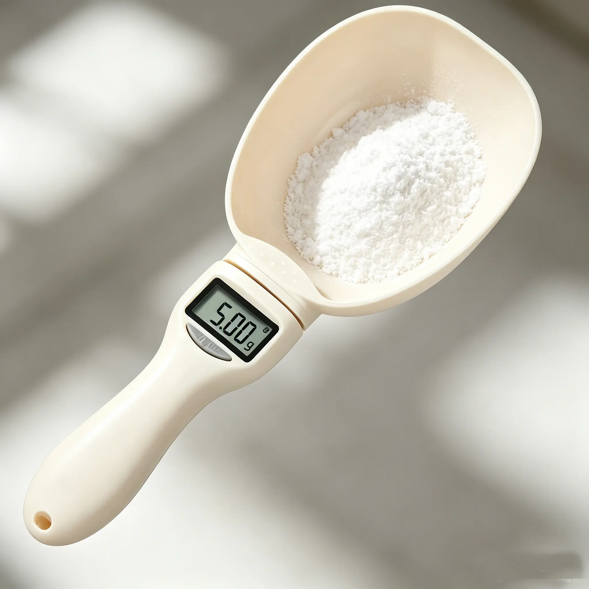 Electronic Food Measuring Scoop - Digital Scale for Baking Cooking, Must-Have for Chefs Home Cooks Pet Lovers