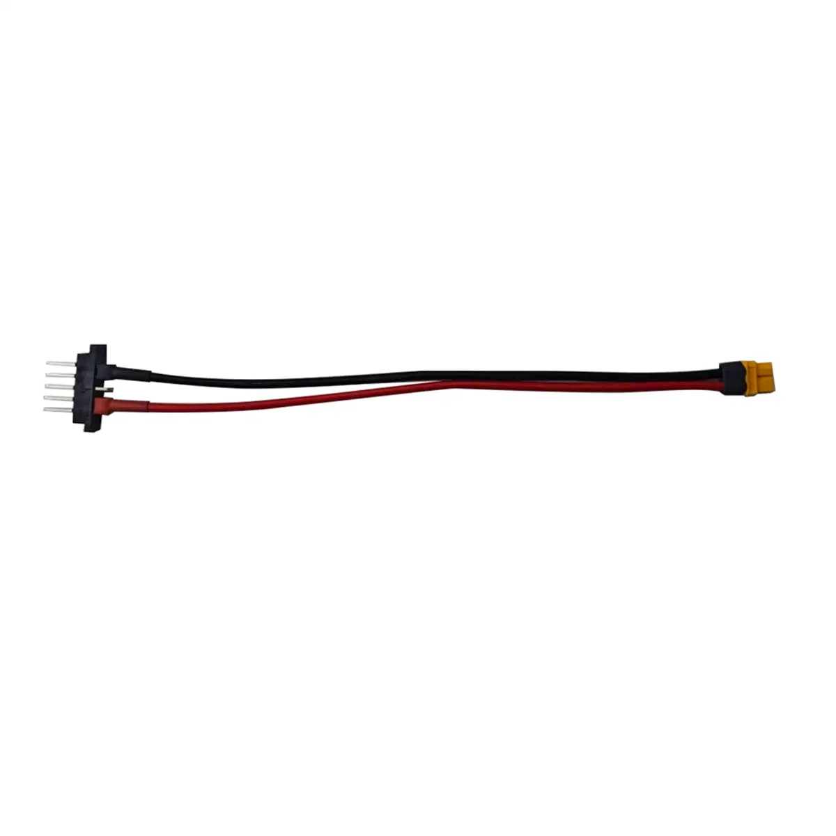 E-Bike Discharge Connector Cable - 30cm ABS+Metal 5Pin Male-XT60 Female, Durable and Practical Cycling Part for Hailong 1-2/G80 Hailong Max Battery