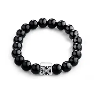 FANCIME Protection Spiritual Beads Mens Mens  Sterling Silver Bracelet