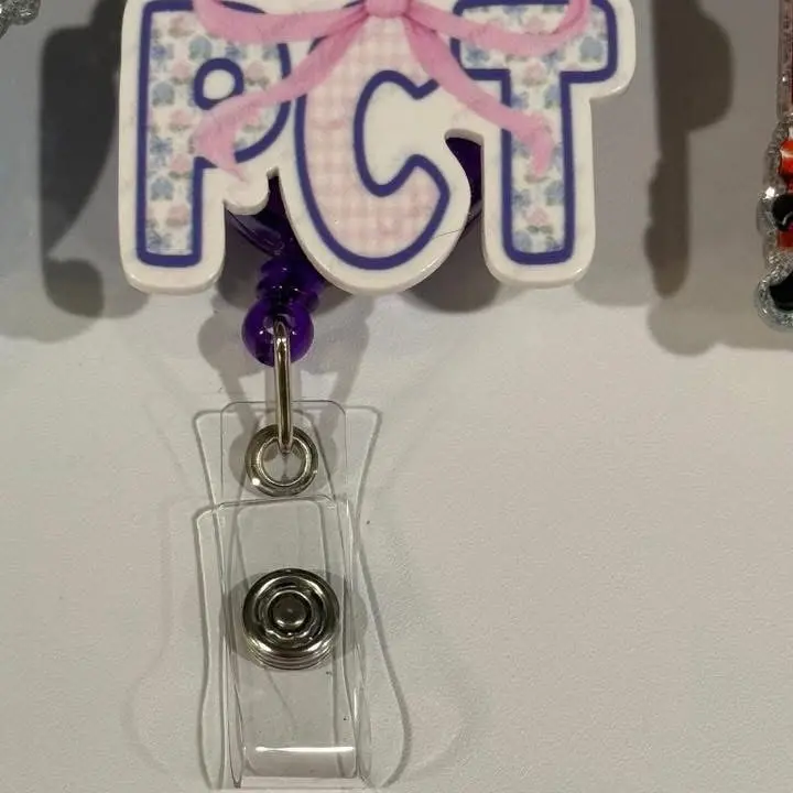 Practical Interchangeable Design Badge Reel - Enables Quick Badge Swap, Enhances Efficiency, Essential for Patient Care Technicians in Healthcare Environments, Easy Swapping