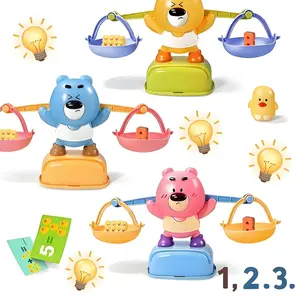 【Balancing Counting Bear】 The clever counting bear educational toy Number Counting Blocks 🔢 Combines balance challenges with early maths learning, logical thinking training for children aged 3+