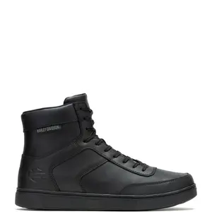 Harley-Davidson Grady D96306 Mens Black Leather Lifestyle Sneakers Shoes