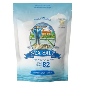 Sea Salt - The Celtic Way 1.1 LB Light Grey Celtic Salt Crystals from France