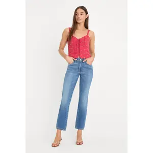 DOLLY JOLEANS STRAIGHT JEANS | INDIGO1194