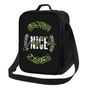 Just Be Nice Lunch Bag Casual Street Style Lunch Box for Everyday Use