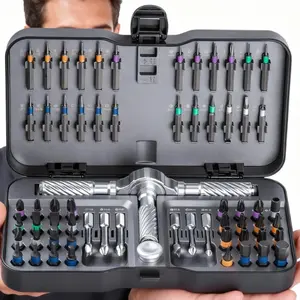 Ratchet Screwdriver Set, 66-In-1 Magnetic Screwdrivers, Multipurpose Screwdriver, S2 Steel Bits, DIY Flexible Shaft, Furniture Assembly, Precision Electrical Repair, Bike Tools