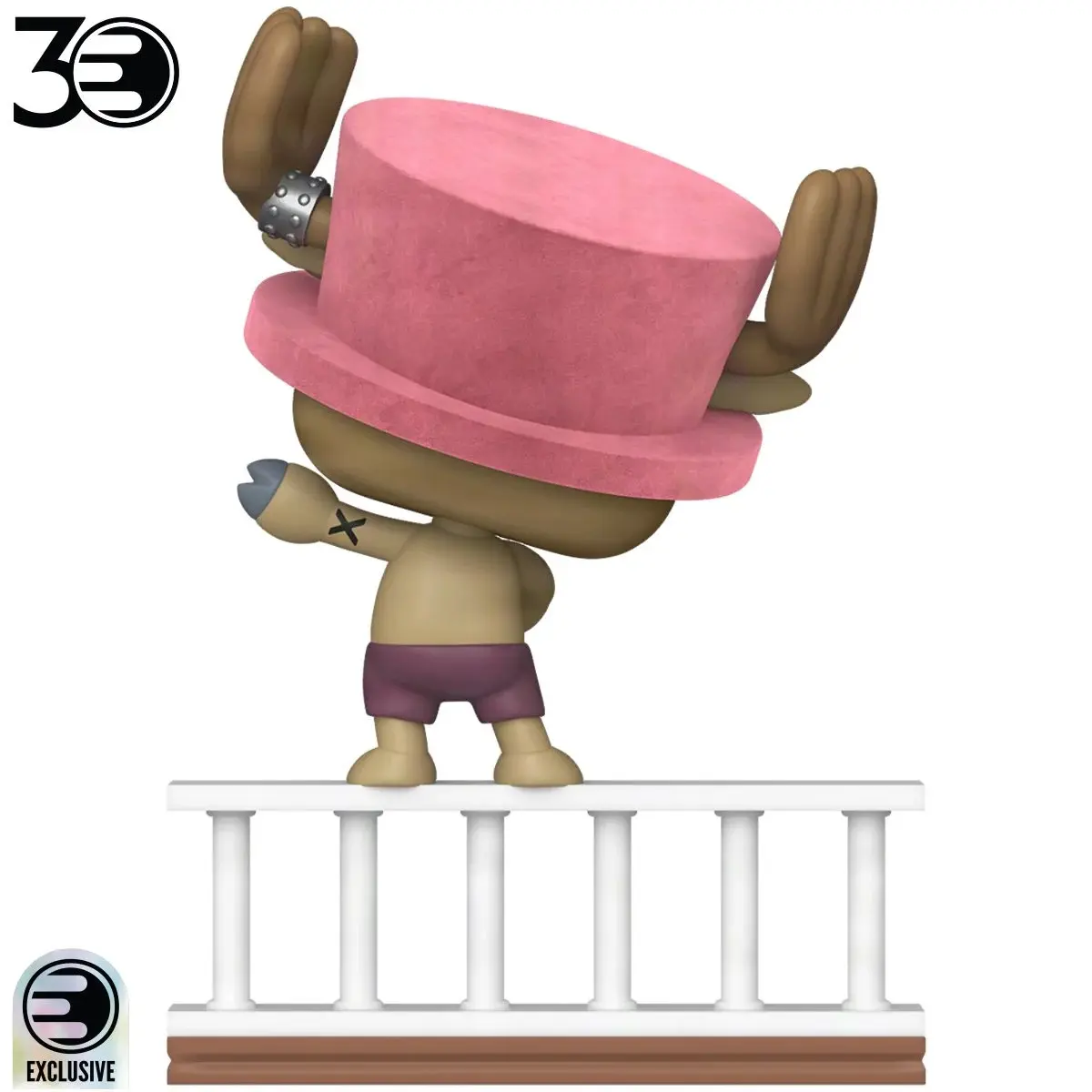 One Piece Straw Hat Pirates Tony Tony Chopper Flocked Funko Pop! Vinyl Figure #2332 - Entertainment Earth Exclusive