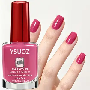 Raspberry Pink Nail Strengthener Nail Polish - No UV Lamp Required, Easy to Use, Suitable for Hands and Ft