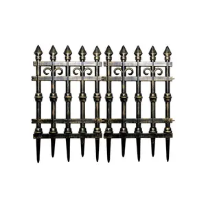 35" X 29" Brass Graveyard Gates Decoration