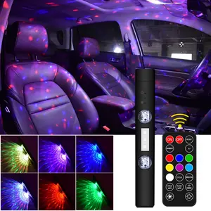 Car LED Atmosphere Light, USB Charging Multicolor Decorative Lamp, Disco Christmas Party Mood Stage Light, Interior Car Lighting, Led Car Ambient Light