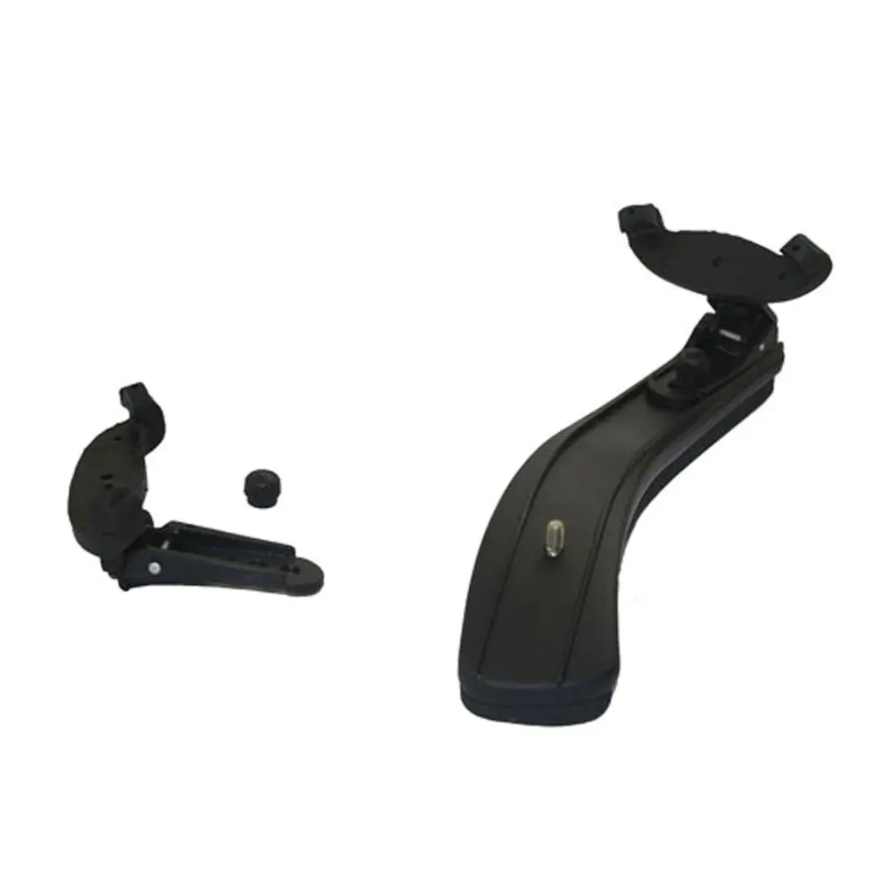 Black Violin Shoulder Rest - Adjustable Plastic Functional Accessory for 3/4 and 4/4 String Instruments, Accessories