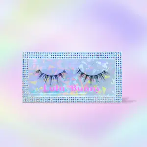 Lulu Bunny Luna Fairy style Lahes 100% Handmade False Eyelashes Natural Look lightweight Makeup
