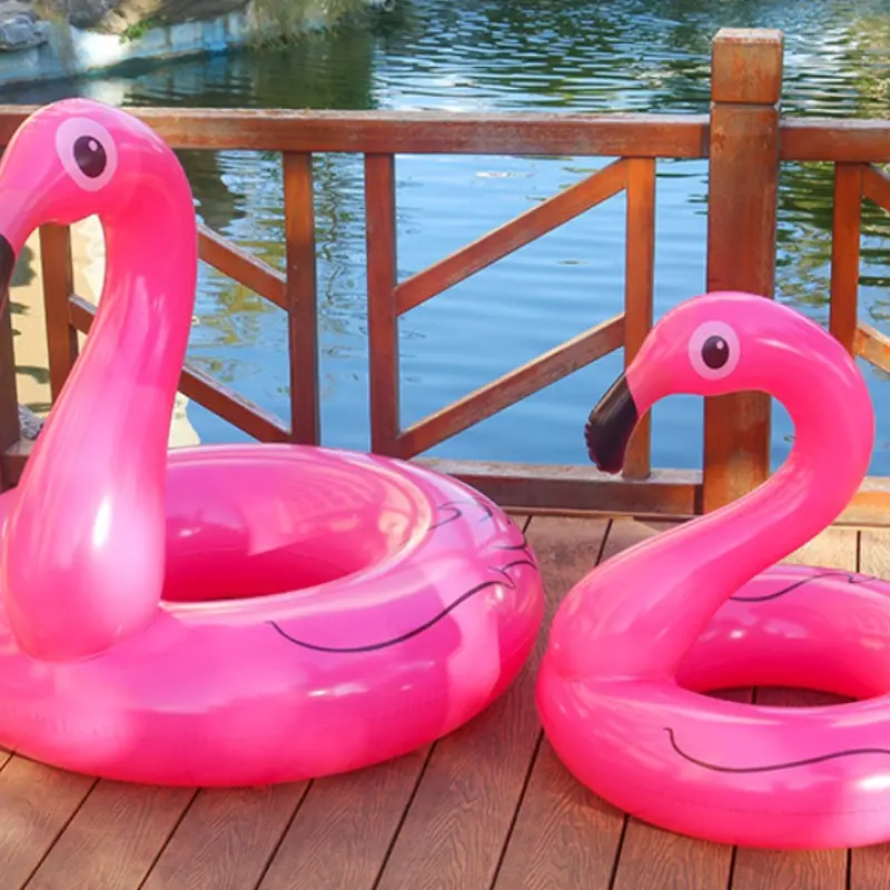 Swimming Pool Pelican Inflatable Float Durable PVC Swim Ring, Bright Colors, Summer Water Play, Beach Vacation, Pool Party Toy
