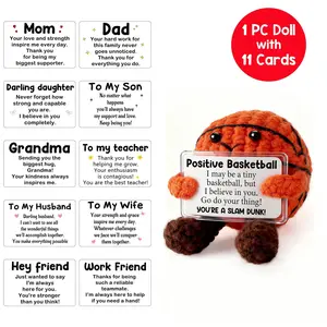 Handmade Emotional Support Basketball - March Madness Decor 2026 - Crochet Basketball Gift for Fans & Kids - Aesthetic Desk Buddy & Stress Reliever, Easter Basket Stuffer