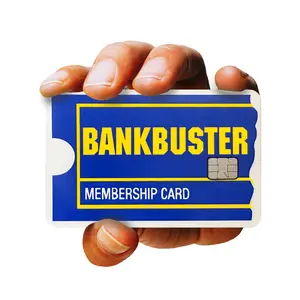STiCKiEMART Bankbuster Blockbuster membership Skin Cover with EZ Applicator -  Holographic Vinyl