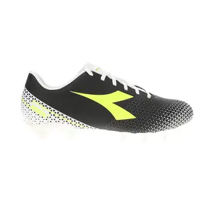 diadora Mens Pichichi 6 Mg14 Soccer Cleats  - Black, White, Yellow