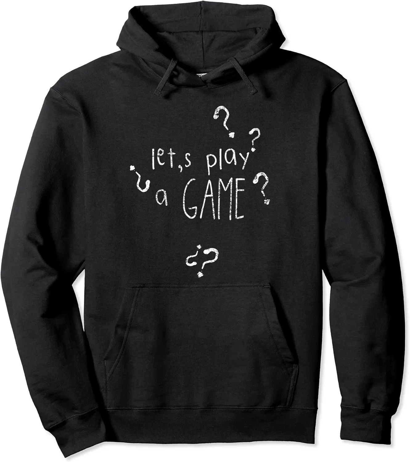 Let's Play A Game Riddle Movie Cosplay Outfit Vintage Pullover Hoodie - Kevincifuen Shop 77B09P1WNKDW