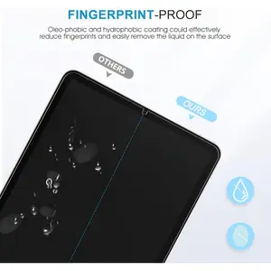 2-piece set suitable for fifth/fourth generation 10.9-inch screen protectors, tempered glass film, suitable for 5/4, high sensitivity, compatible with protective cases, compatible with Pencil
