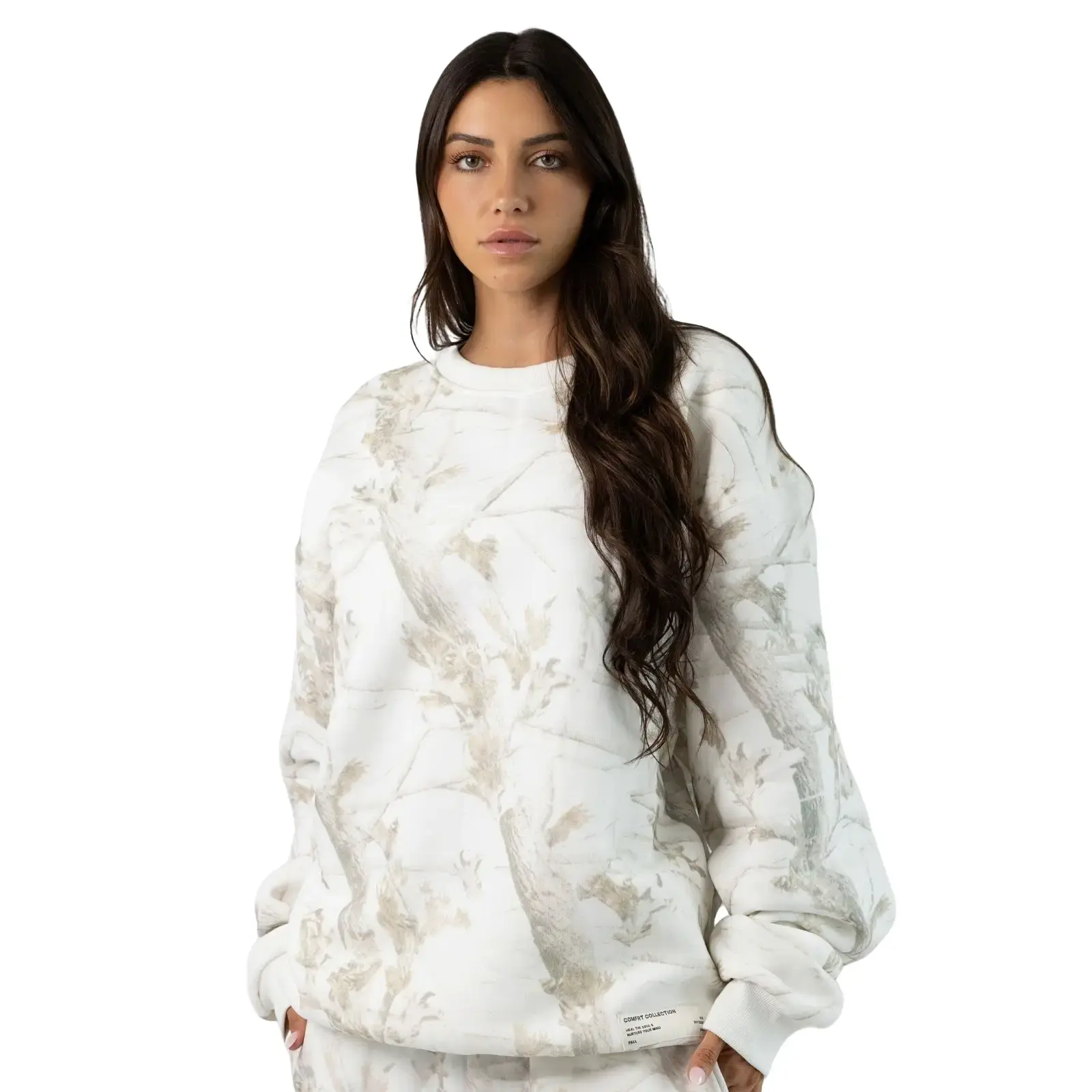 Comfrt | The Camo Crew | Soft Oversized Fit Cotton Camo Crewneck Pullover Sweatshirt Comfrt | The Camo Crew | Soft Oversized Fit Cotton Camo Crewneck Pullover Sweatshirt