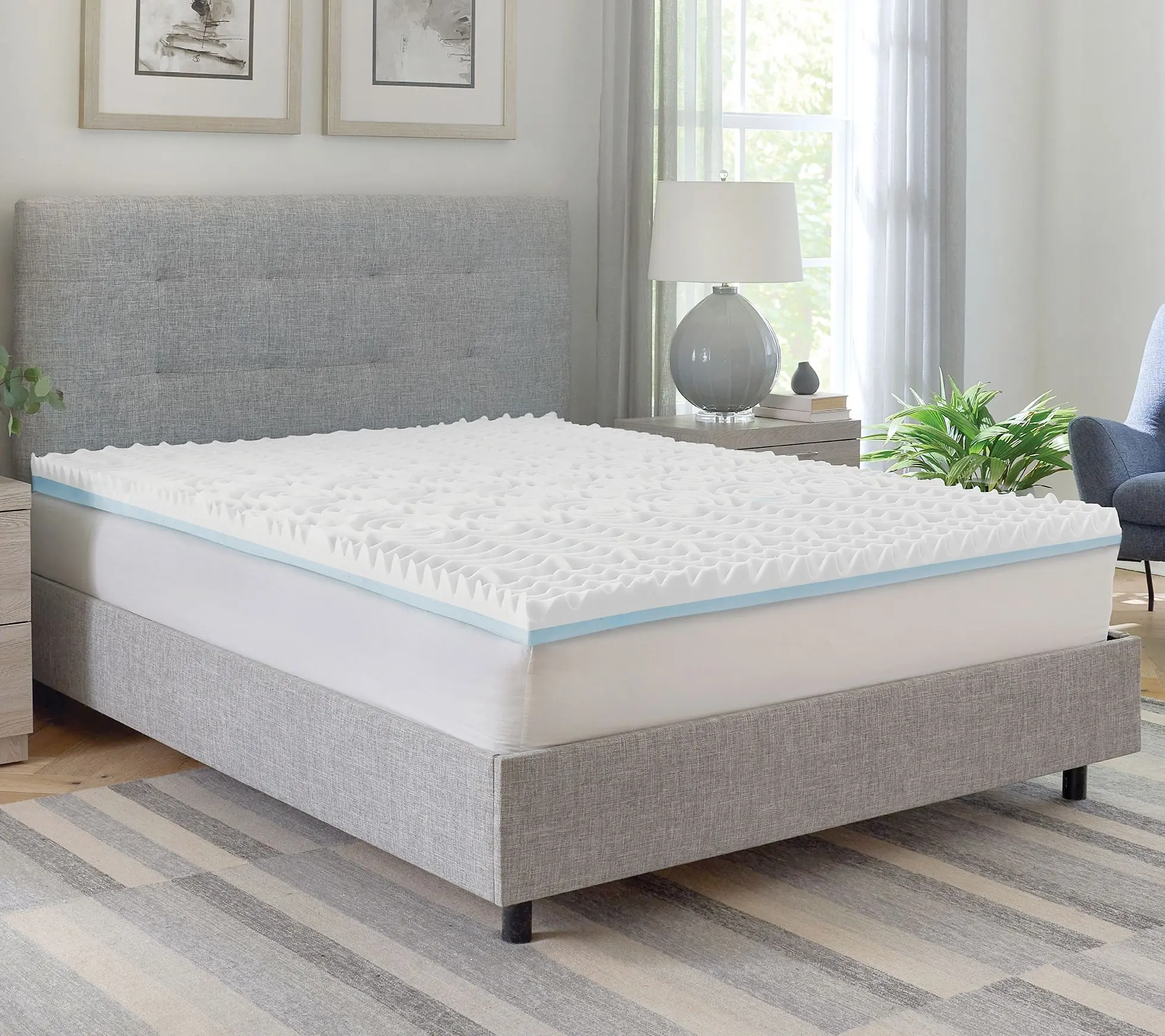 Bodipedic 3" Reversible Memory Foam Mattress Topper, Full Bodipedic 3" Reversible Memory Foam Mattress Topper, Full