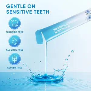 BodyAccel Probiotic Refreshing Mouthwash - Gentle on Sensitive Teeth, Alcohol-Free, Fluoride-Free,  Natural Honey Extraction for Oral Care