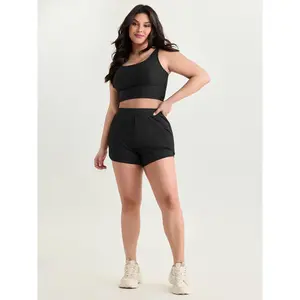 BLOOMCHIC Women's Plus Size High-Rise Stretchy Spandex Athleisure Leggings - Body Hugging, Butt Shaping, Curvy, Fitted Skinny-Fit Basics, M-6X 2026 Summer Mother's Day Bottoms, Plus Size Fashion, Curvy Clothing