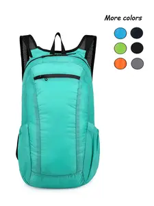 lightweight and portable folding backpack, Multi purpose rucksack, Hiking trekking rucksack, front zipper pocket, side storage bag design, breathable shoulder strap, large capacity backpack, suitable for school, short distance travel