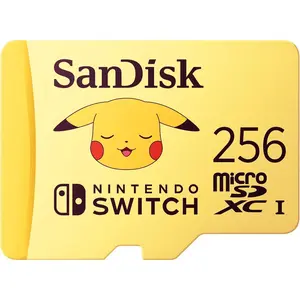 SanDisk Pokémon 256GB microSDXC Flash Card for Nintendo Switch Model SDSQXAO-256G-GN6ZK