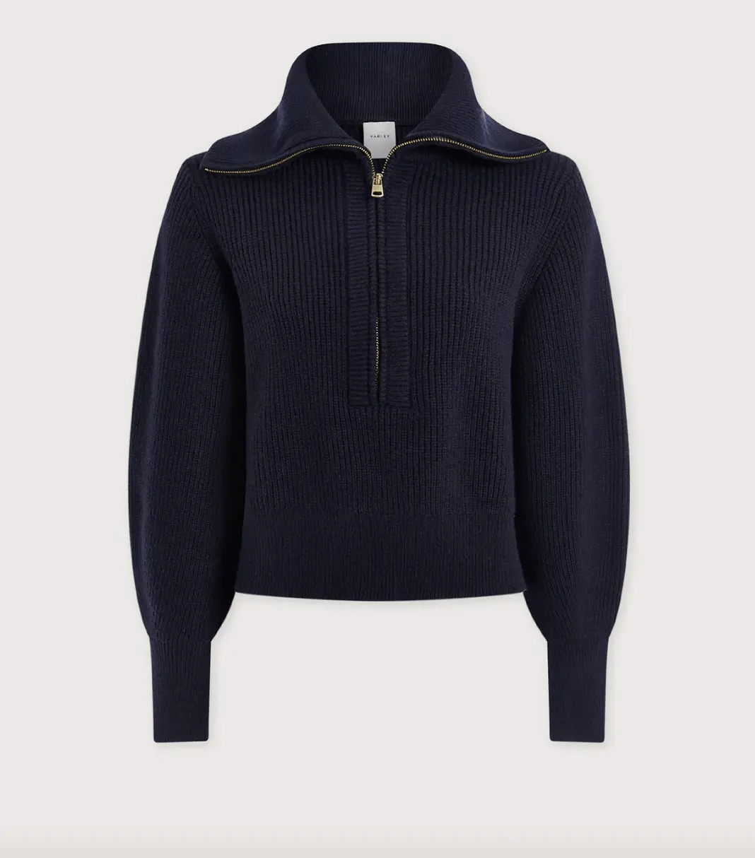 Maura Half-Zip Rib Knit BY VARLEY
