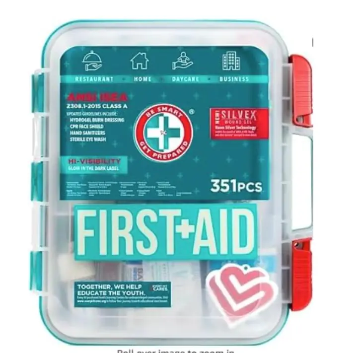 Generic First-Aid Kit (351 pc.), White