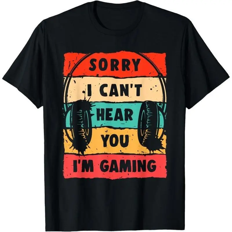 Men's Casual Short-Sleeve Thermal Novelty Funny Gamer T-Shirt, Teen Boys Gaming Tops (yh01)