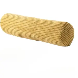 Living Room Bedroom Decor Long Pillow (cylindrical), Full Body Multifunctional Long Pillow, Corduroy Cover Cylindrical Side Sleep Pillow