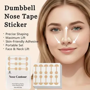 Invisible Nose Clip, Elastic Nose Shaper, Self-Adhesive Nose Corrector, Skin-Friendly, Ideal for Makeup, Halloween, Parties, Gifts