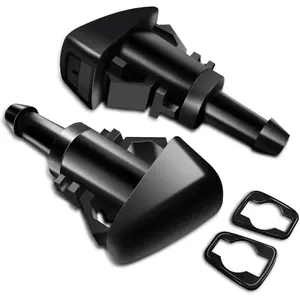 2 PCS Front Windshield Washer Nozzles, Washer Spray Jet Kit For Chrysler,Dodge, Replaces OEM #: 4805742AB / 5113049AA / 55077460AA / 5303833AA / 5116079AA