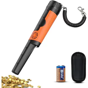 Metal Detector Pinpointer for Adults & Kids - Waterproof Handheld Pin Pointer Wand - High Sensitivity 360 °   Detection - Easy to Use 2 Alert Modes - Treasure Pinpointing Finder Probe - OTMD12