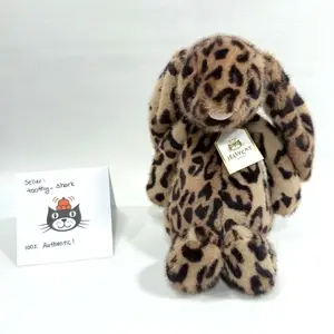 Jellycat Cobblehop Leopard Bunny Plush Exclusive NWT Toy Doll Soft Stuffed Gifts With Dust Bag