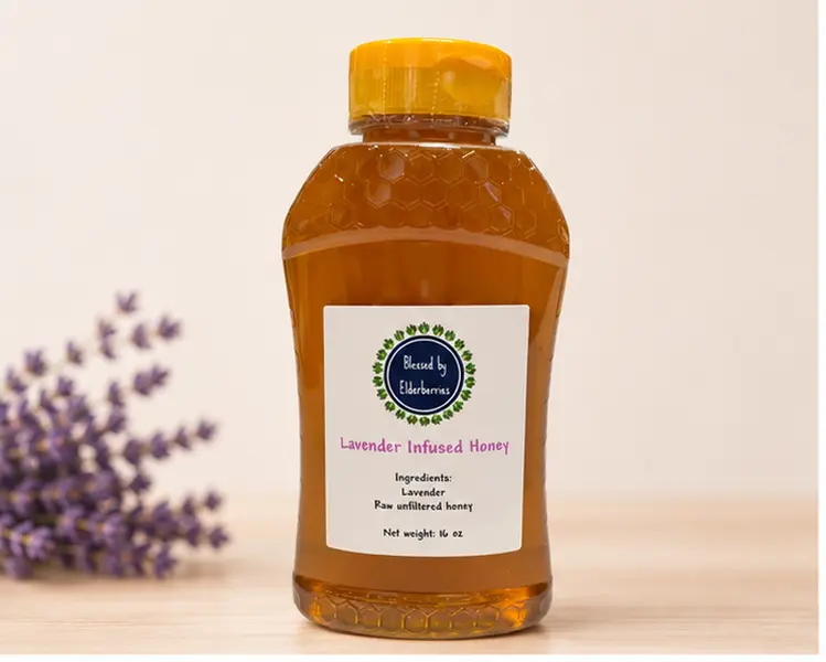 Lavender infused Raw Honey