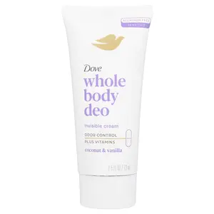 Dove Whole Body Deo, Coconut & Vanilla , 2.5 fl oz (73 ml)