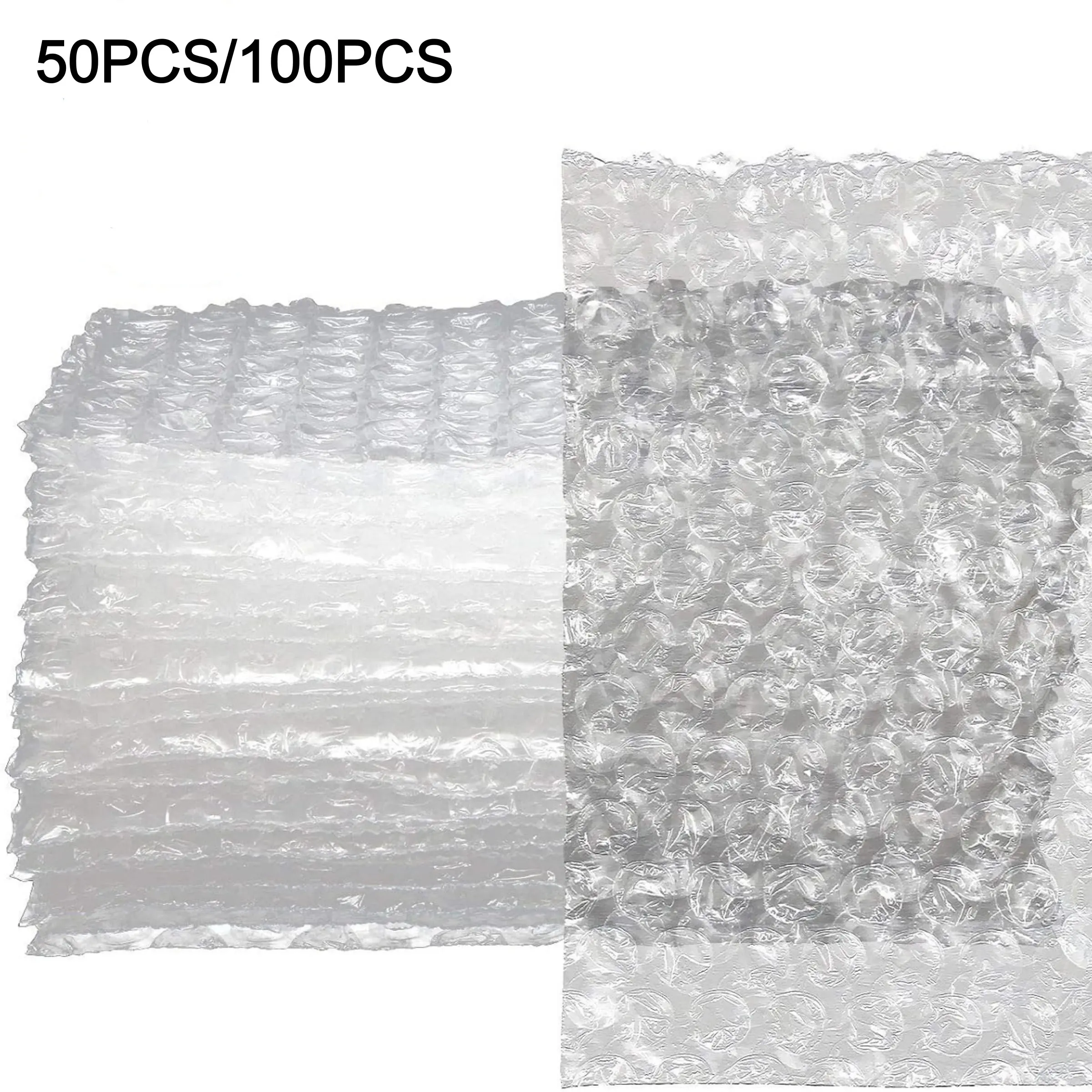 Durable Bubble Packaging Bags, 10x15 Cm Transparent Buffer Bags for Transport, Storage, Moving, Shipping Supplies, 100pcs/50pcs Protective Bubble Wrap, Bubble Mailers, Poly Mailers